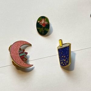 Enamel Pins bundle (3 ct)